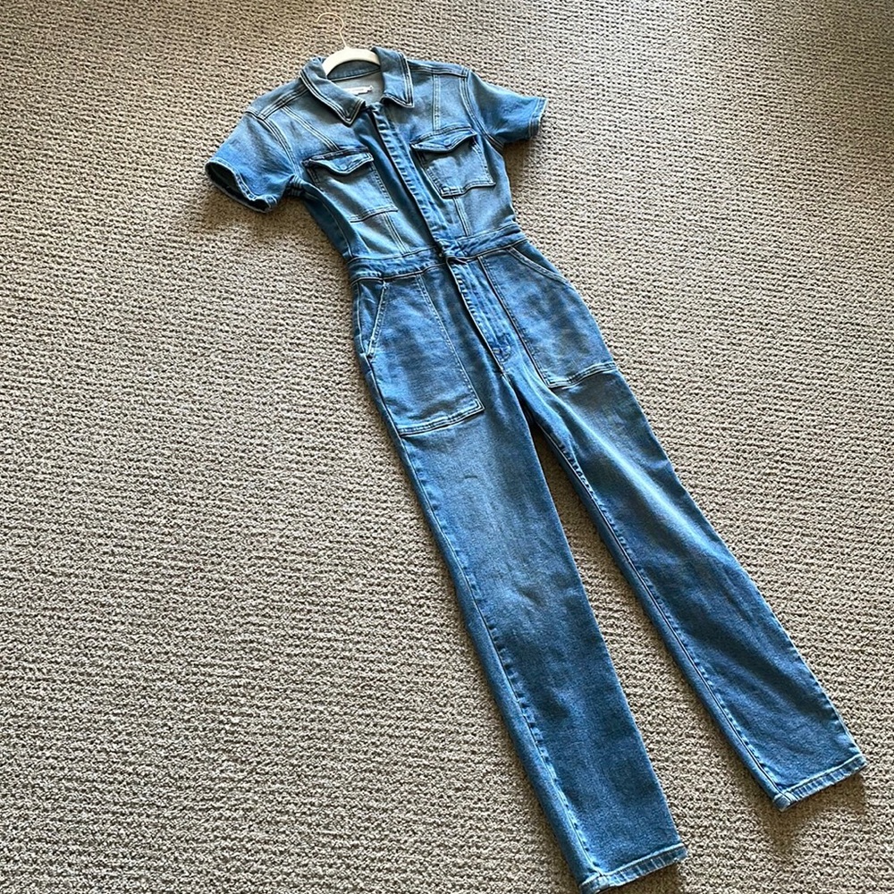 Good American FIT FOR SUCCESS JUMPSUIT | BLUE274 - BLUE274 / 1 × 1
